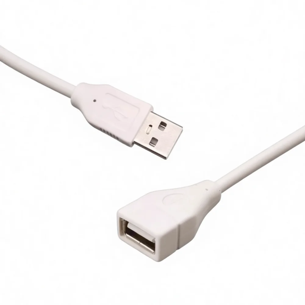 USB 2.0 Extension Cable Full Copper Conductor Data Transfer Lead Charging Cord For PC Laptop Computer Printer Webcam