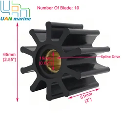 3588475 Kit girante della pompa di raffreddamento ad acqua di mare per Volvo Penta 3588475 3584062 CEF 500114 JMP 7426-01 Yanmar 127610-42200