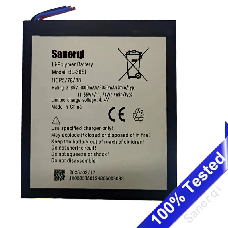 

BL-30Ei для аккумулятора планшета Infinix itel 3050 мАч
