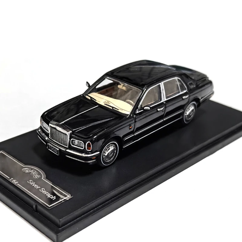 

GFCC Diecast Alloy 1:64 Scale Silver Seraph Limousine Cars Model Adult Toys Nostalgia Classics Ornaments Souvenir Gifts Display