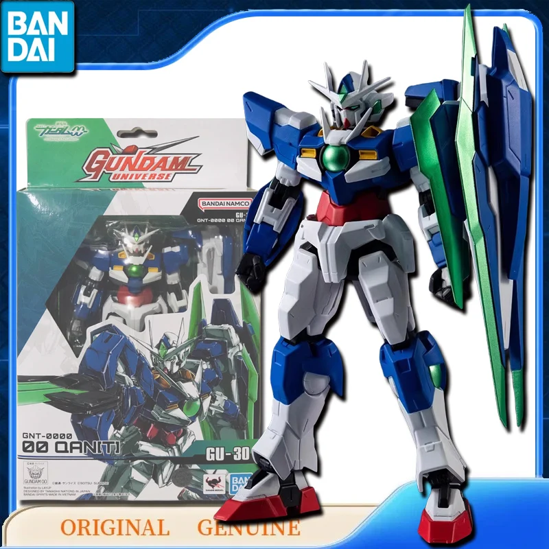 

Bandai Original Genuine GUNDAM UNIVERSE GU-30 GNT-0000 00 QAN[T] Anime Action Figures Toys for Kids Gift Model Ornaments