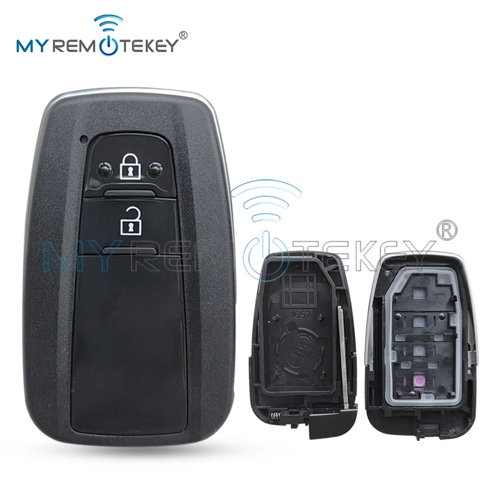 REMTEKEY Smart key case 2 button for Toyota Corolla 2018-2022 PN 8990H-02050 FCC B2U2K2R