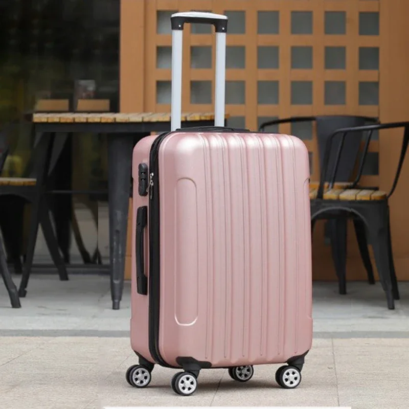 Fashion 20 inch travel suitcase universal wheel password trolley case men leather boarding luggage women students tide