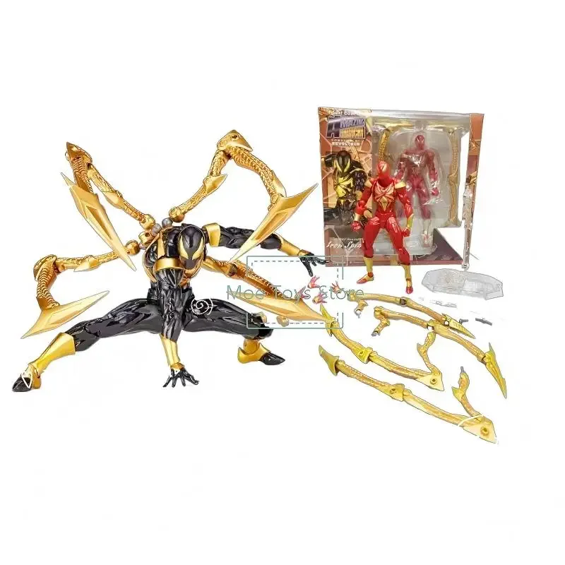 

В наличии: Новинка! Горячая распродажа! Фигурка Iron Spider в стиле Yamaguchi от KO Marvel с технологией вращения, подвижная модель, аниме-кукла.