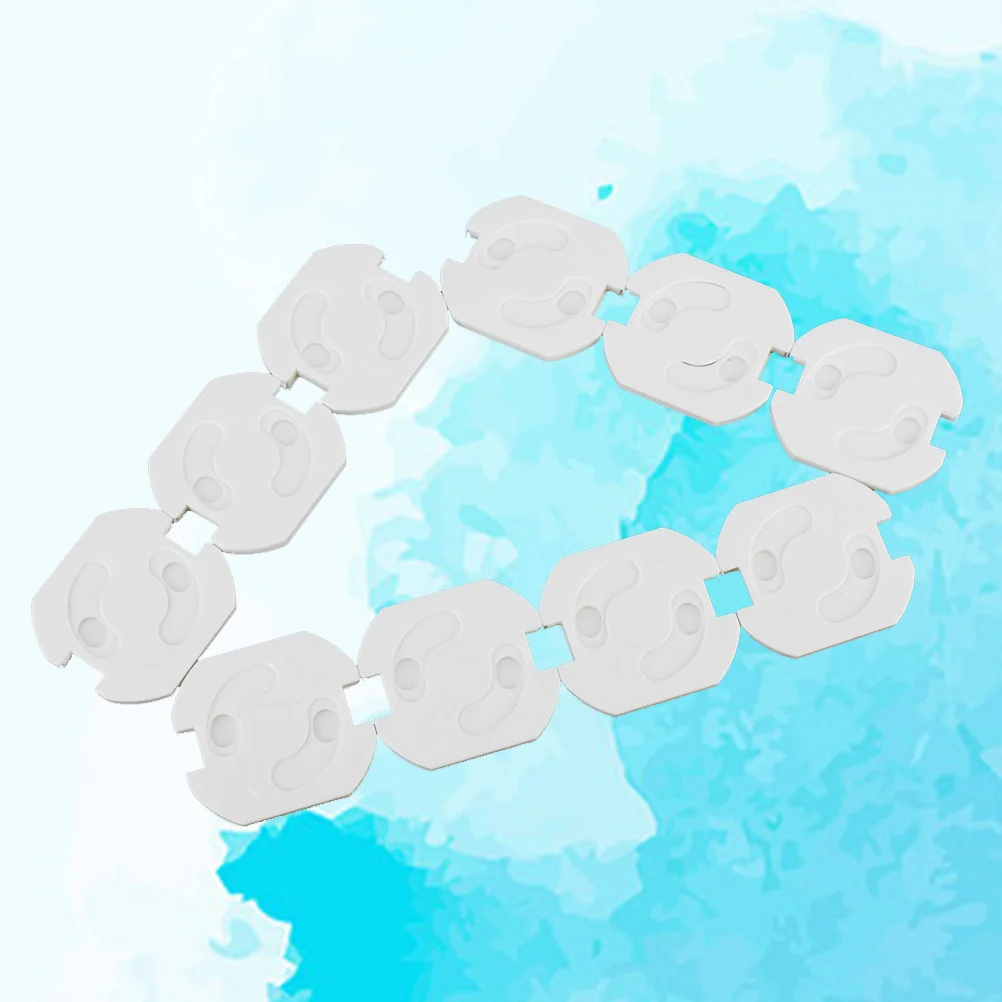 

10 шт., защитная розетка с защитой от детей, электрическая защитная вилка, защита для розетки, защитные крышки для розеток, крышки для розеток для детей