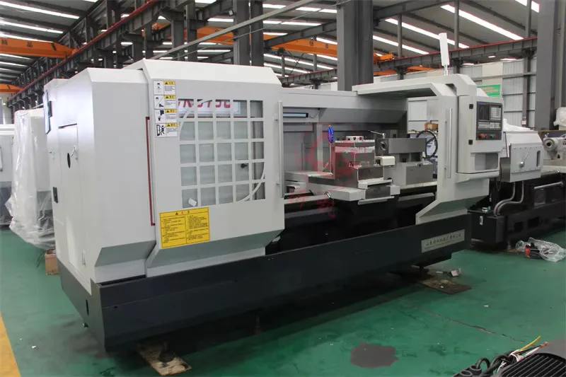 Aluminum CKQ6180 Cnc Lathe Hine With Fanuc Controller 2 Axis