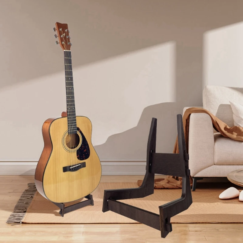 Soporte de suelo para guitarra AD, estante de madera extraíble para guitarra, soporte para ukelele, violín, guitarra acústica, estante de almacenamiento Universal