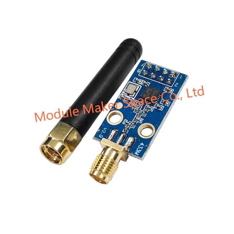 وحدة CC1101 اللاسلكية مع هوائي SMA وحدة إرسال واستقبال لاسلكية هوائي نقل لمسافات طويلة لـ Arduino 433MHZ Enhanc