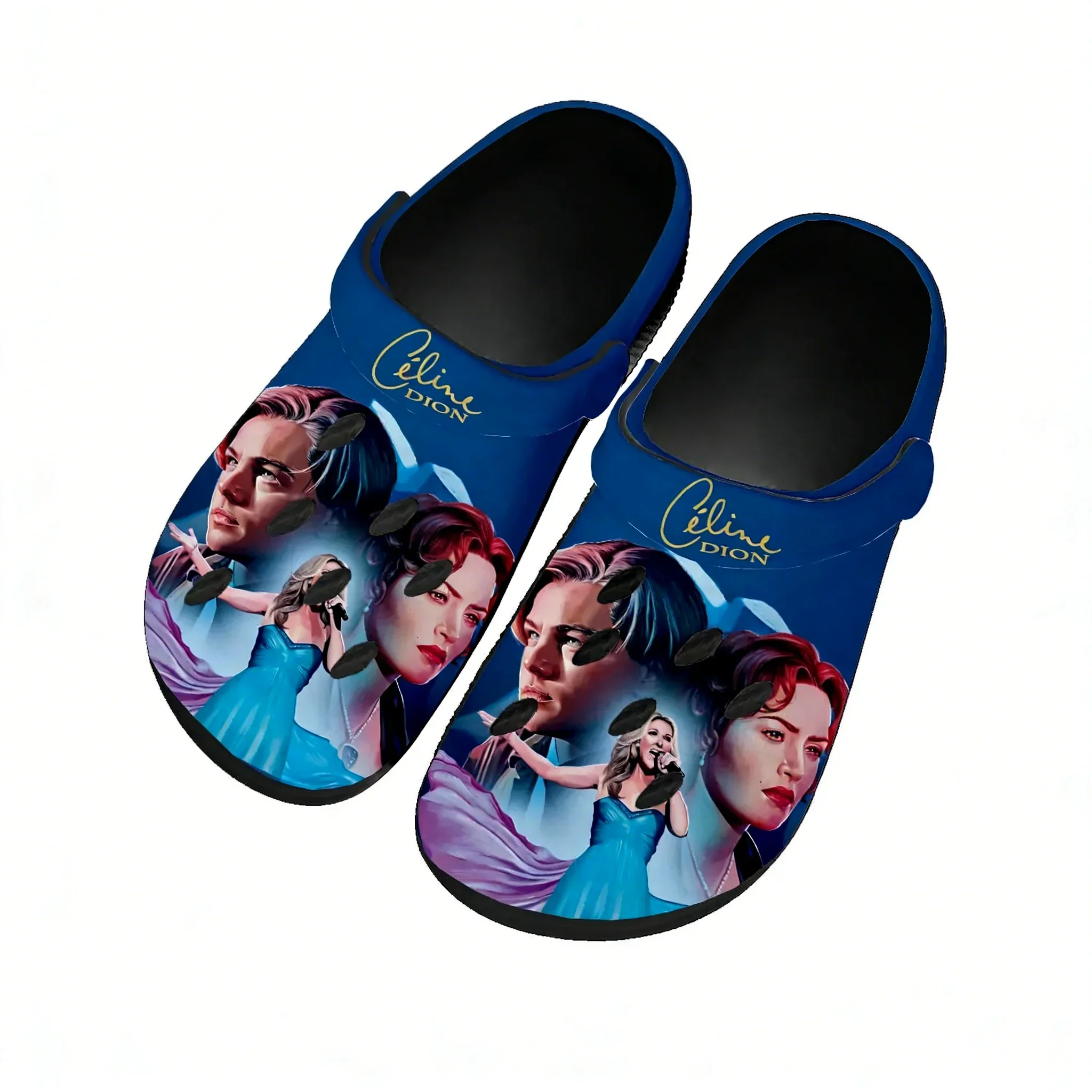 

Celine Dion Water Shoes Men Women Comfortable Fashion Home Garden Clogs Customizd Sandals Beach Breathable Hole Slippers