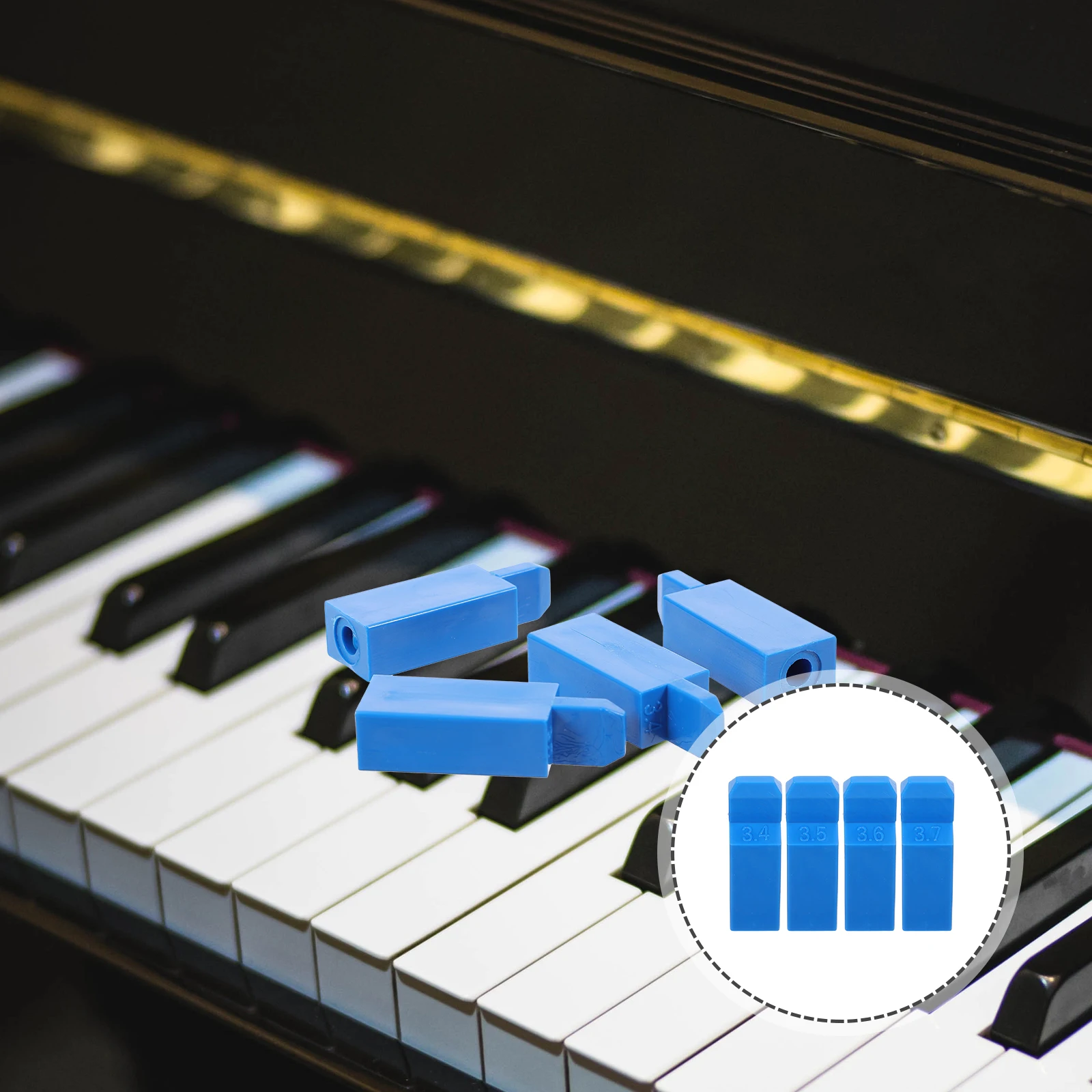 

4pcs Tool Abs Durable Tuning Wedge For Grand Piano Sturdy Mute Block Piano Accessories Mute Stick Musical Instrument Parts