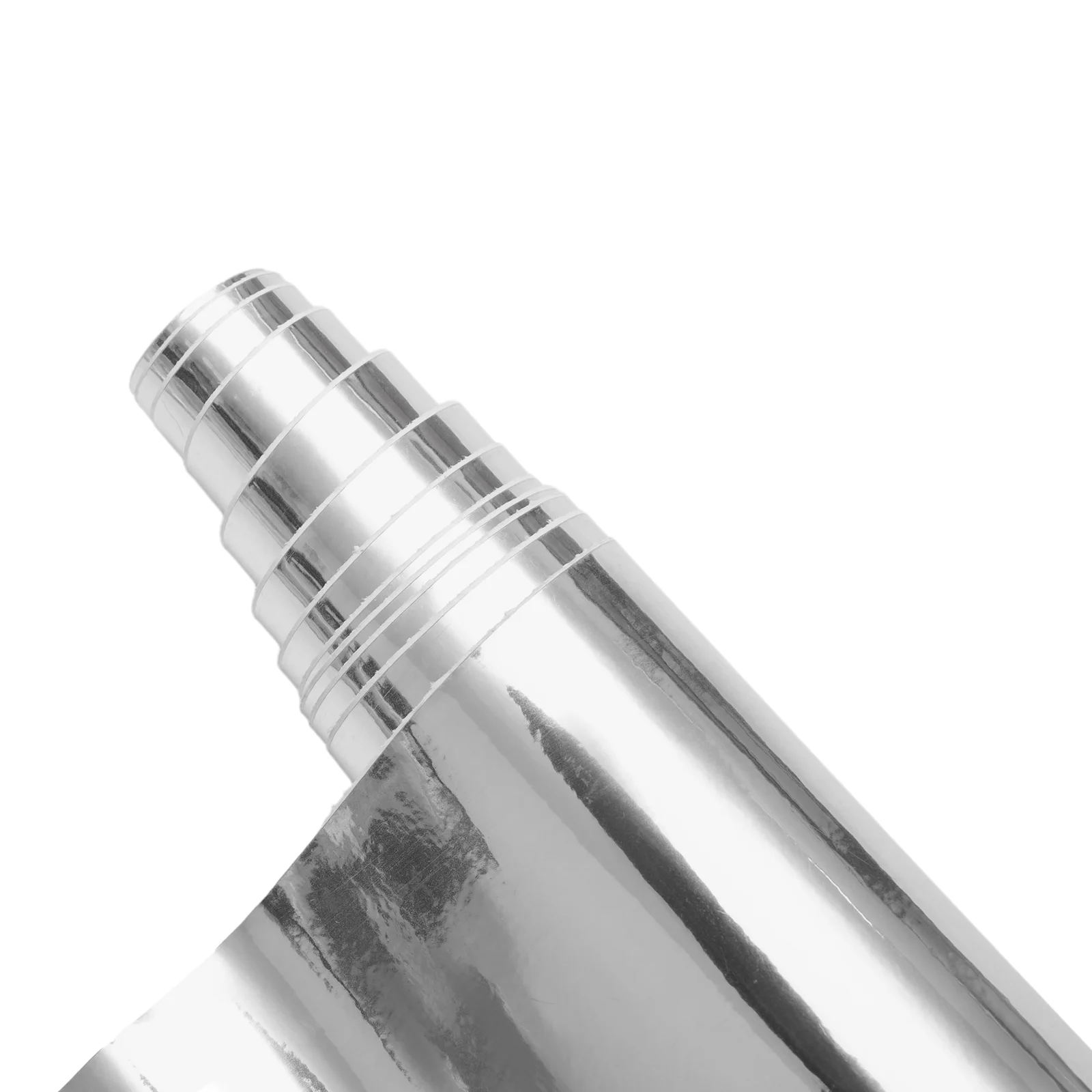 1pc Car Sticker Accessories Anti-UV Auto Decal Exterior Film Stretchable Waterproof Wrap Silver Chrome  1pc Car