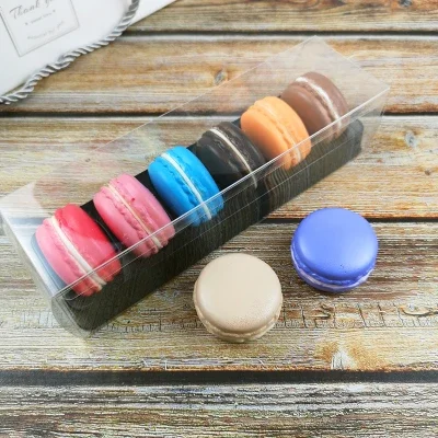 50pcs Clear Plastic Packaging Boxes different sizes PVC Cosmetic Bottle Electronic Gift Boxes Cake Candy Macaron Packing Box