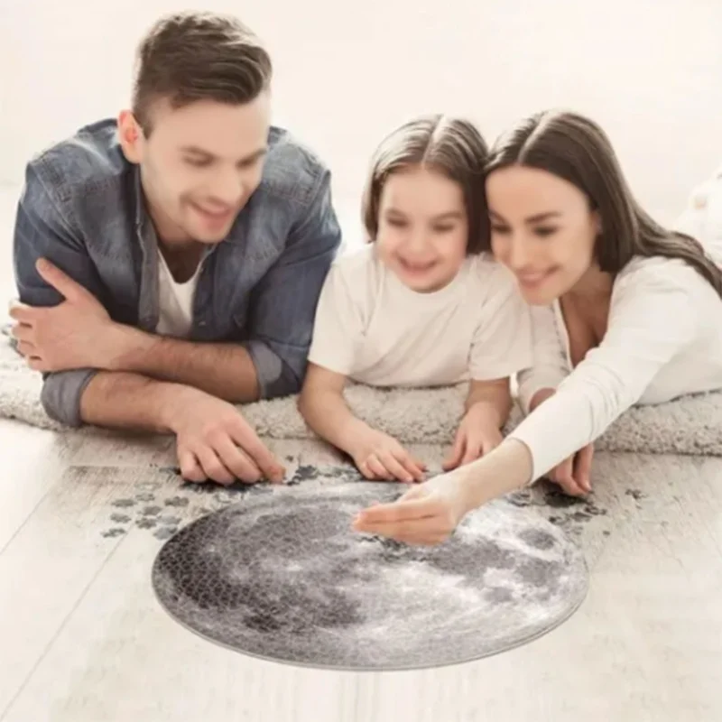 Puzzle da 1000 pezzi a forma rotonda che migliorano la coordinazione con motivo lunare per adulti
