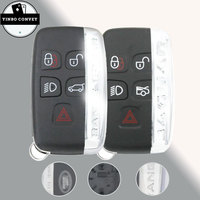 YINBO -  Original replacement For Land Rover Range LR2 LR4 Fit Jaguar F-Pace F-Type XE XF XJ Remote Key Shell Case Fob 5 Buttons