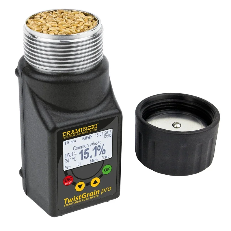 

Pro Grain Moisture Meter Draminski Paddy Wheat Moisture Meter Tester with 50000 measurements with date and time