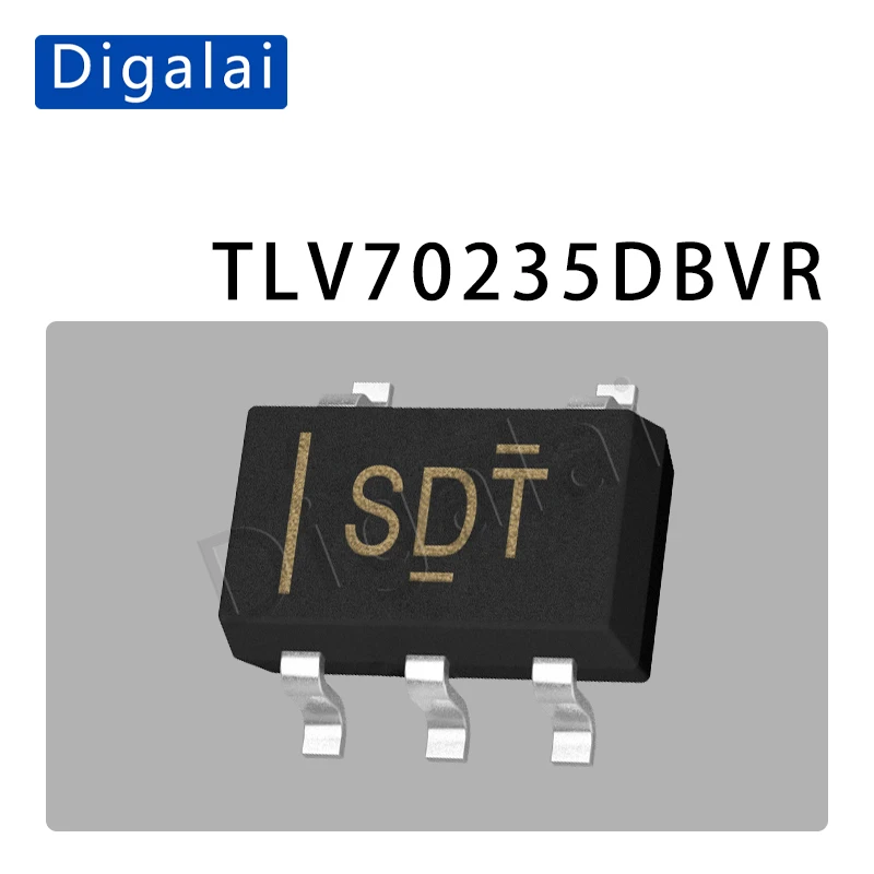 100% Neuer Original DGL TLV70313DBVR TLV70330 TLV70235 TLV70418 TLV704345 TLV709A50DBVR LDO Regler IC Chip SOT-23-5 Digalai – Detail 5