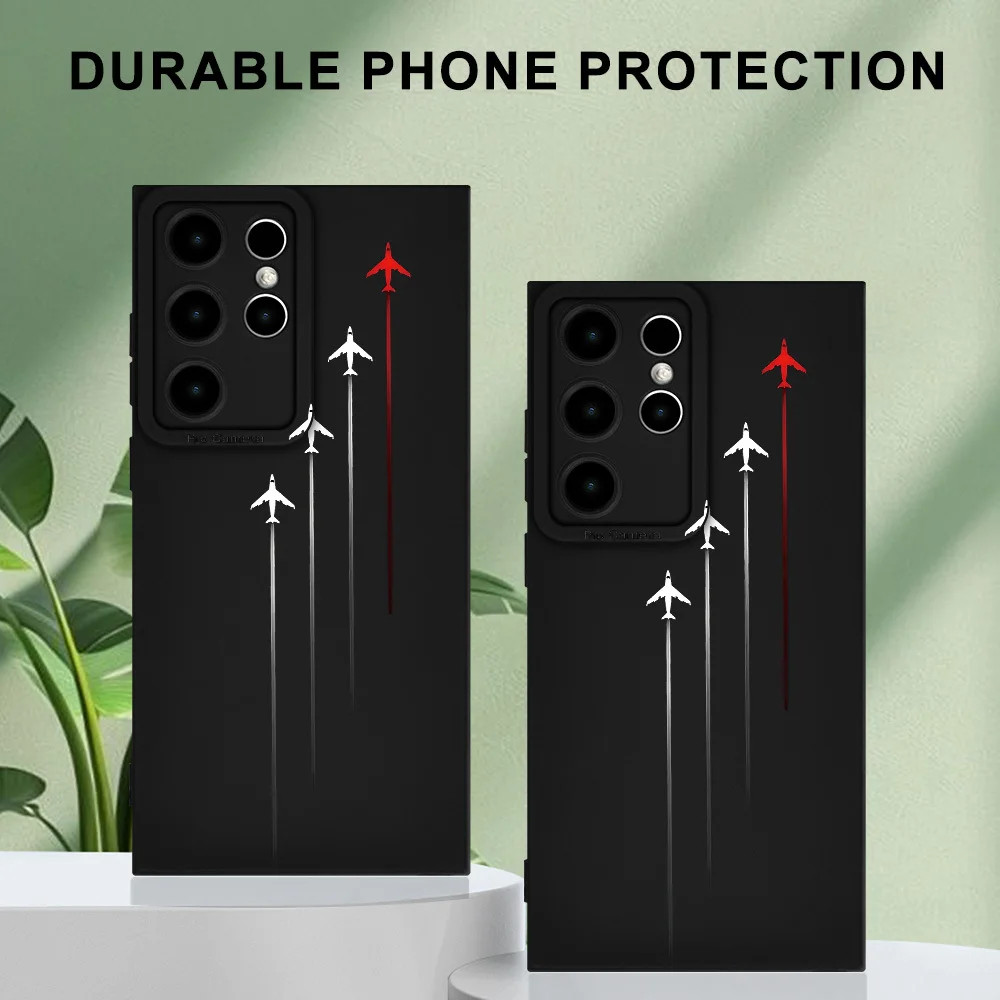 ファッションクリエイティブな飛行機柄TPUスマホケース iPhone17 16 15 14 13 12 11promax plus対応