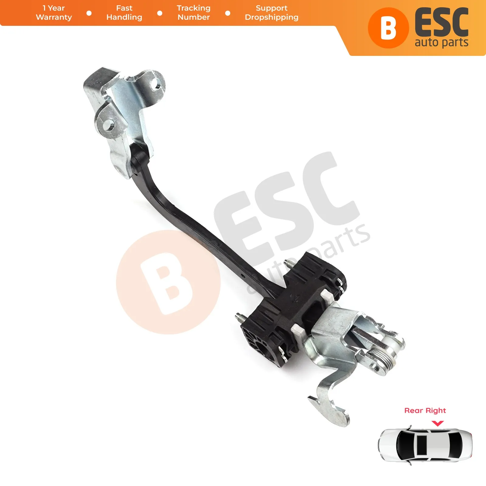 EDP940 Rear Right Trunk Door Hinge Stop Check 8731R0 for Fiat Ducato Peugeot Boxer Manager Citroen Jumper Relay 250 290 2006-On