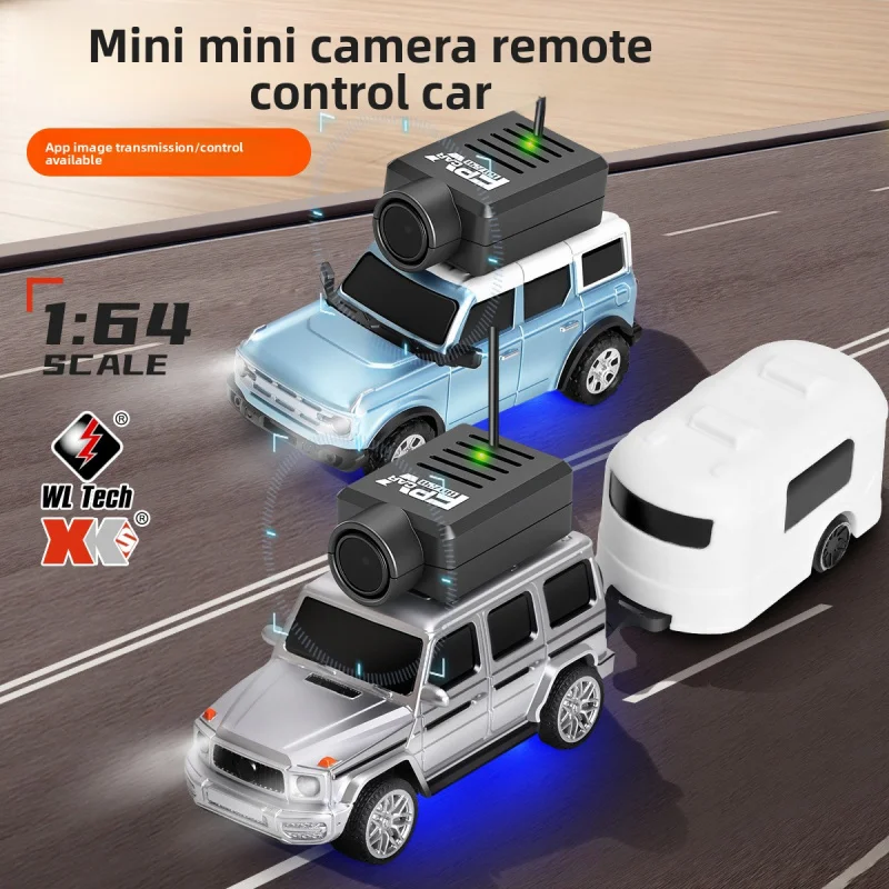 

Трансграничные новые поступления 6405C/6406C 1:64 Liema APP Дистанционное управление Магнитная камера AI Мини-модель автомобиля Игрушка