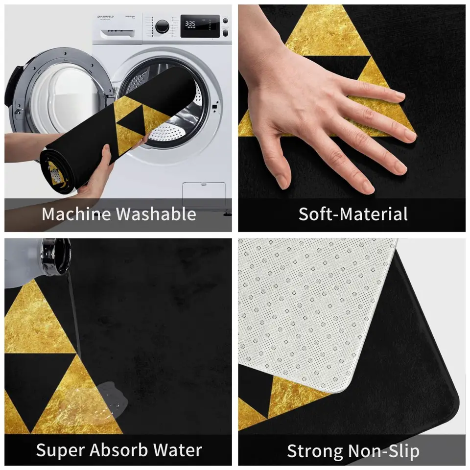 Zelda - Triforce Hyrule Logo Sweater Zwart