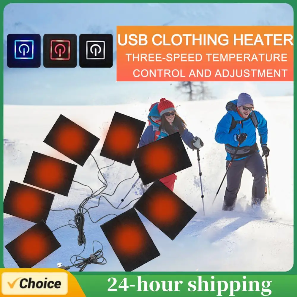 

Открытый Зимний Кемпинг Пеший Туризм Лыжный Велоспорт Грелки 3-уровневый Электрический Тканевый Обогреватель USB Грелки Одежда Жилет Обогреватель