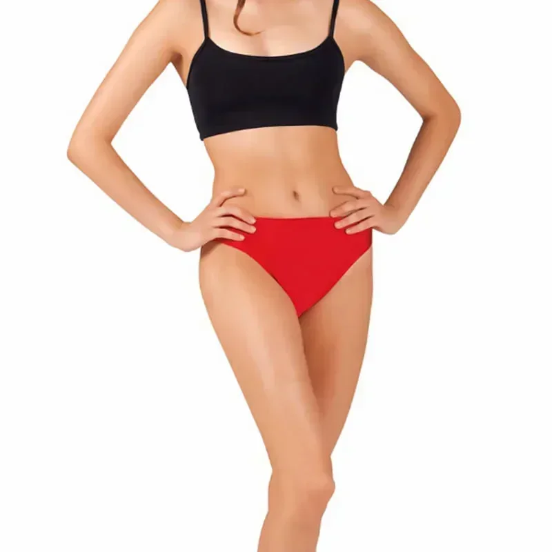 ملابس داخلية نسائية للبالغين راقصة باليه وجمباز ملابس داخلية من الألياف اللدنة سريعة الجفاف ملابس داخلية للبشرة سراويل داخلية للرقص منخفضة الخصر راقصة الباليه