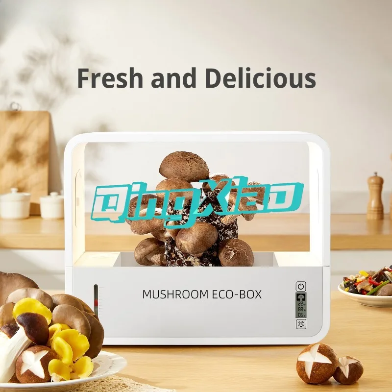 Smart Mushroom Cultivation Box With Temperature Humidity Control LED Light For Indoor Home Automatic Shiitake Growing System