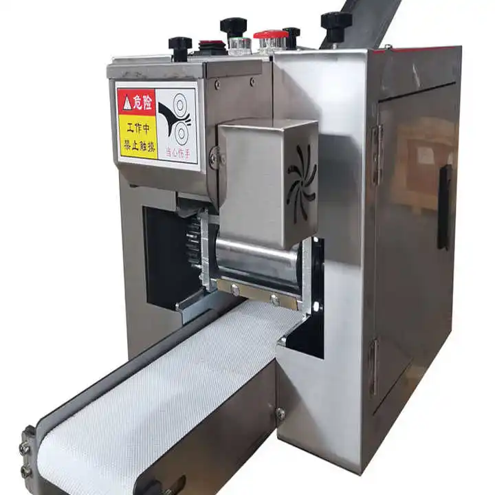 

New Grain Product Making Machines Wonton Pita Bread Roti Maker Automatic Roti Torilla Dumpling Dough Skin Making Machine