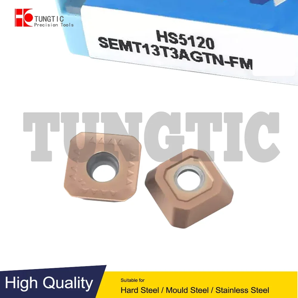 

Твердосплавные токарные режущие инструменты SEMT13T3AGTN-FN HS5130 HS5120, токарные пластины, обработка металла
