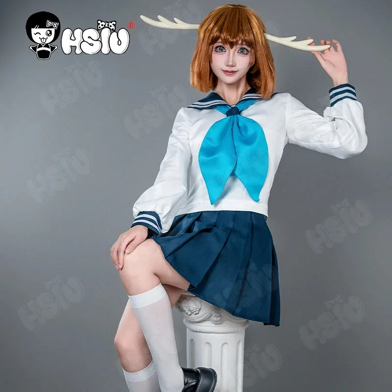 

CyShikanoko Noko Cosplay Clothing HSIU School uniform sailor women's clothing Anime My Deer Friend Nokotan cosplay Costume