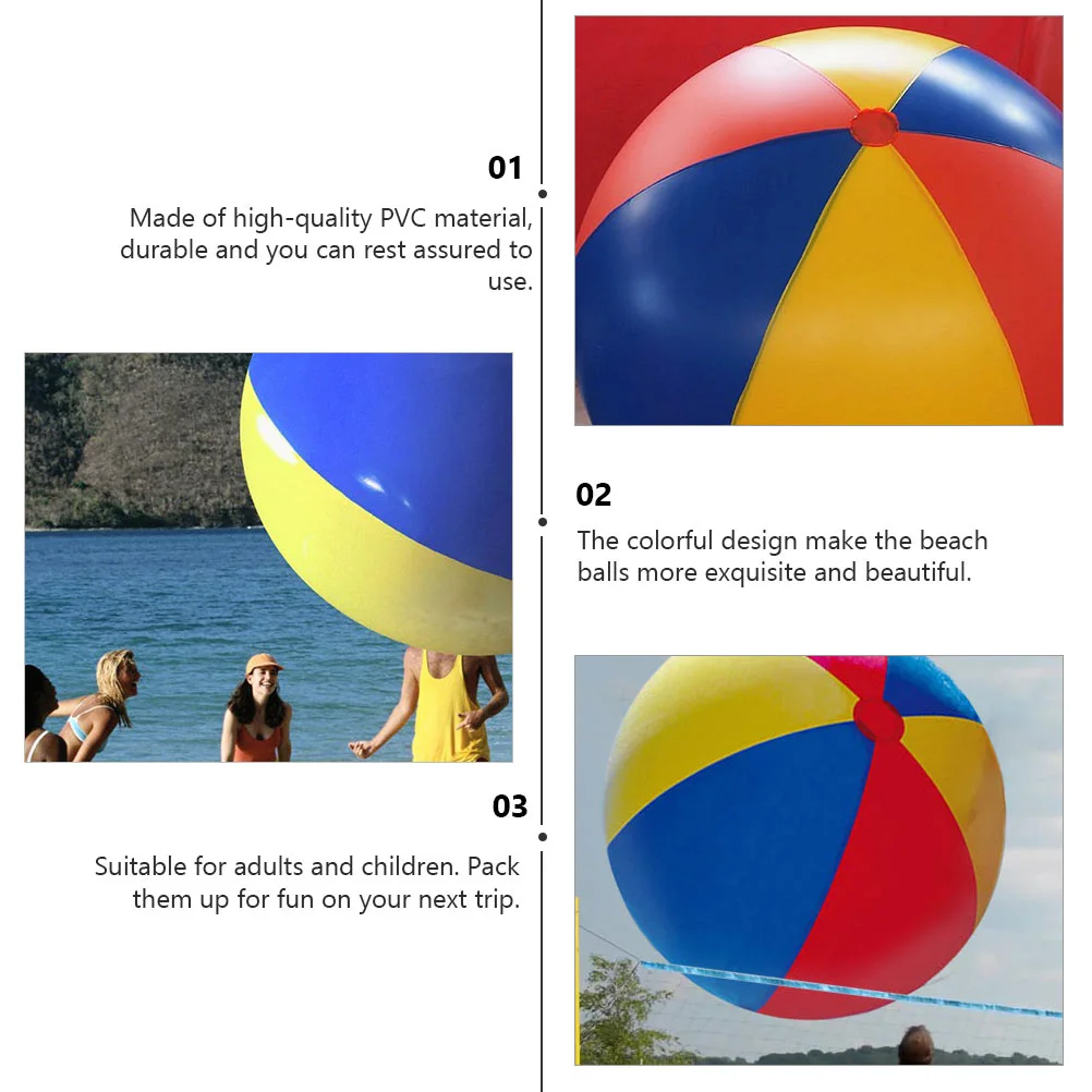 Large Inflatable Childrens Toys Pool Summer Water Childrens Toys Interactive Ball Swimming Pool Beach Colorful Party Decoration