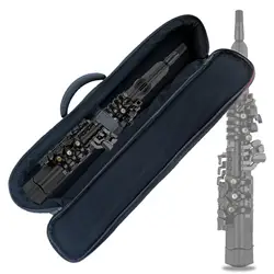 Soprano Saxophone Case with Strap and Handle Water Resistant Portable 15mm