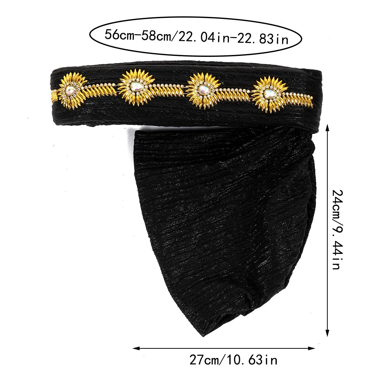 

Новая модная африканская тюрбан-шапка для вечеринок, женская головная повязка с бриллиантами, головной убор для женщин, нигерийский свадебный головной убор, тюрбан для женщин