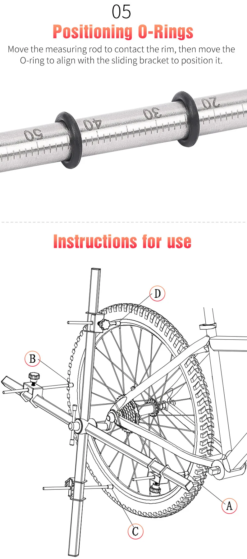 LEBYCLE Bicycle Derailleur Hanger Calibration Tool 304 Stainless Steel Bike Frame Tail Hook Straightener Lifting Lug Pull Tool
