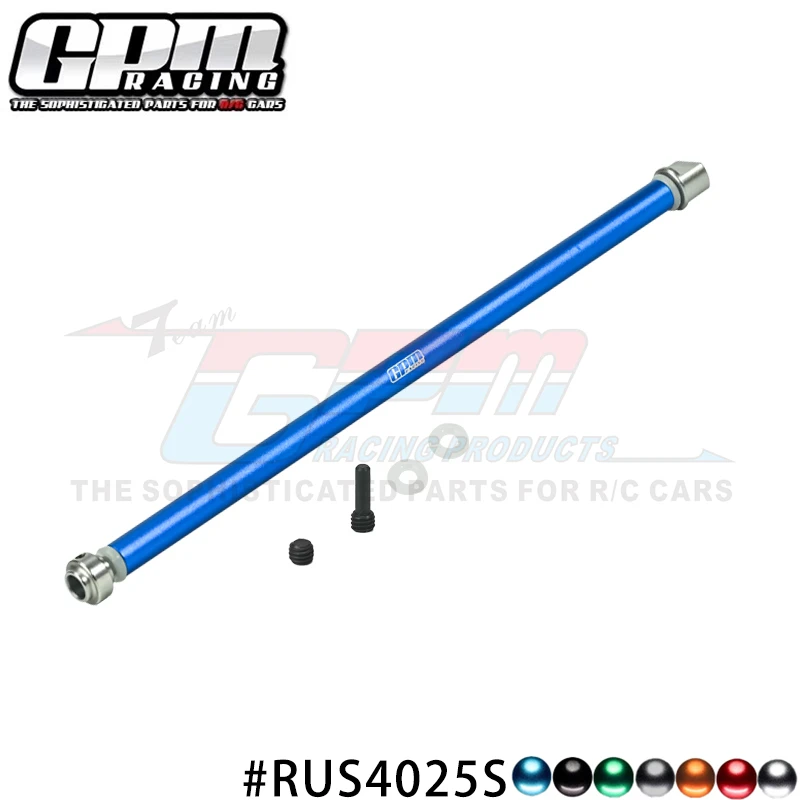 

GPM Stainless Steel+Aluminum Center Drive Shaft For TRAXXAS 1/10 Rustler 4X4 Vxl