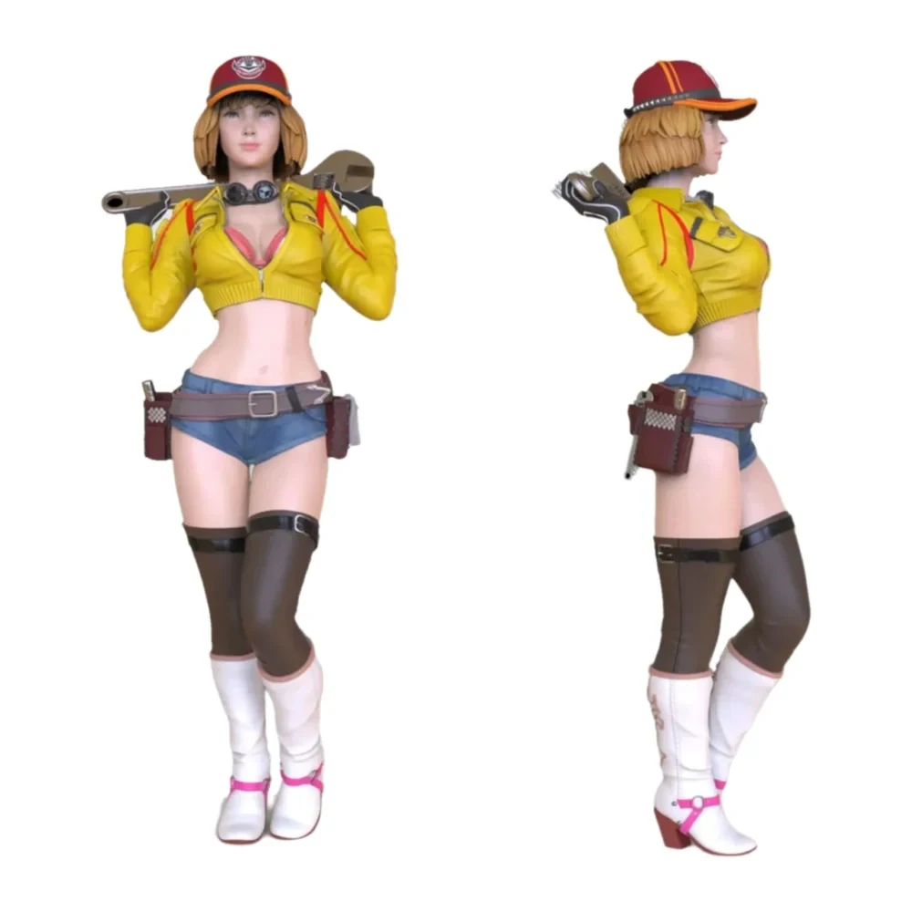 

1/24 Cindy Sexy Girl 3D Print Model Kit Unassembled Resin Model Figure Toy Miniature Reduction Statue Unpainted Effigy Toys