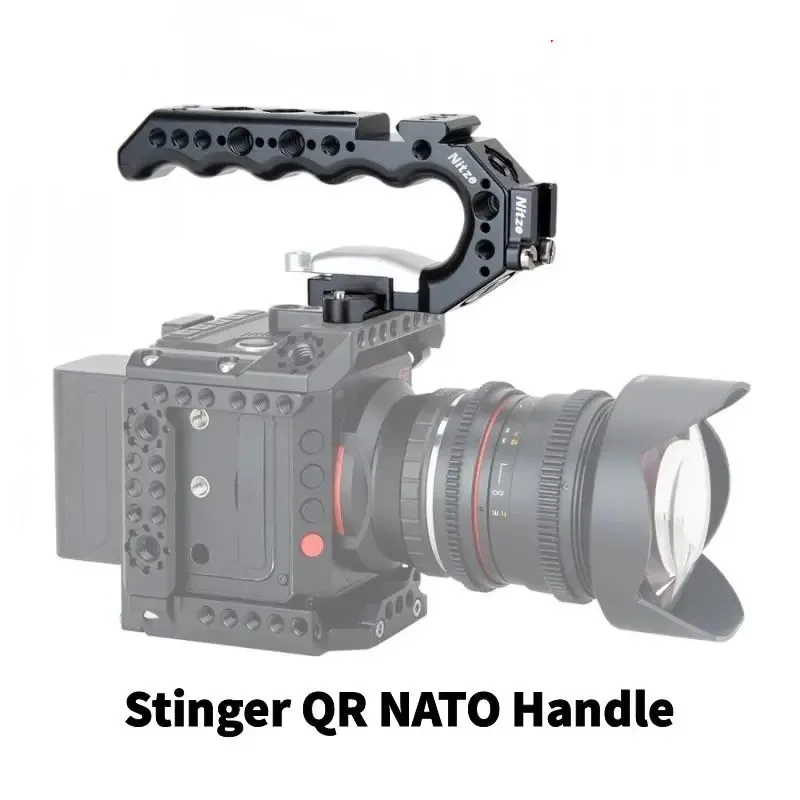 NITZE STINGER HANDLE WITH QR NATO CLAMP AND NATO RAIL - MAGNESIUM-ALUMINUM VERSION - PA28-AM