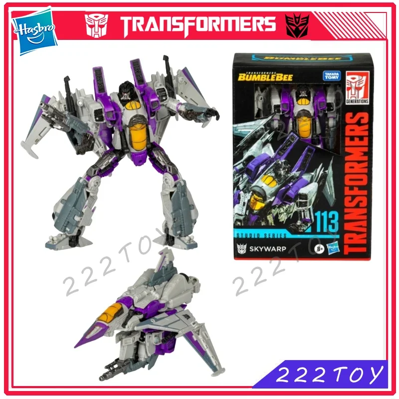 

New Hasbro Transformers Classic Toys Studio Series SS-113 Skywarp Anime Model Action Figures Robot Toy Collectible Hobbies Gifts