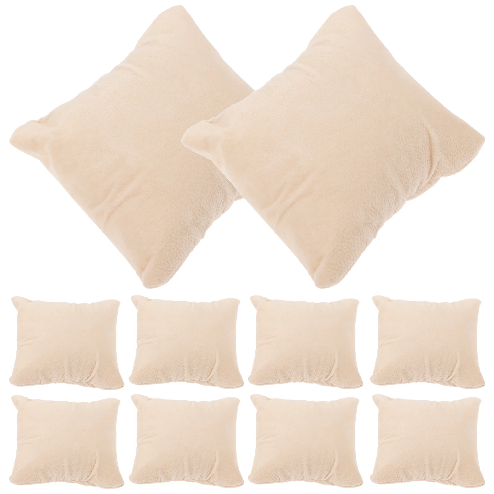 10 Pcs Plate Watch Pillow Bed Pillows Jewelry Bangle Display Cushion Body Bracelet Coin