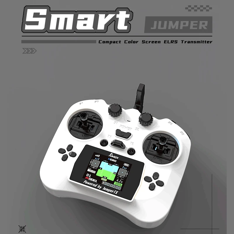 2025 New Jumper Elf Smart Color Screen Full Function Small Size Remote Control ELRS 2.4G For RC FPV Freestyle Drone