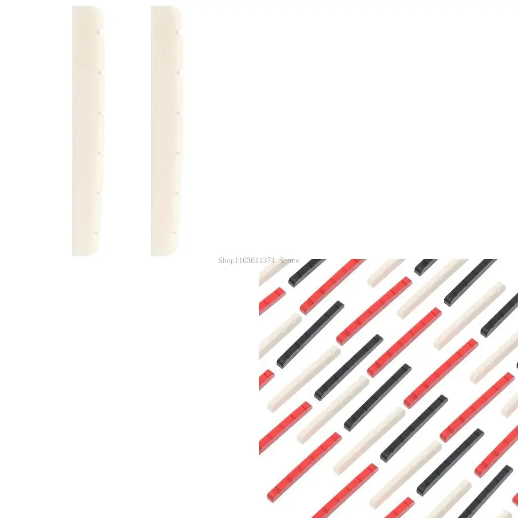 

Professional 6 String Pre-Slotted Bone Electric Guitar Bone Nut Easy to Handle
