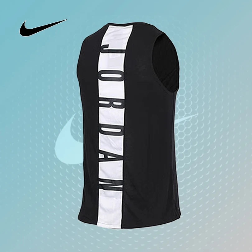 Jordan Men Summer Sleeveless Tank Top Dri-Fit Quick Dry Basketball Training Vest 892072-010