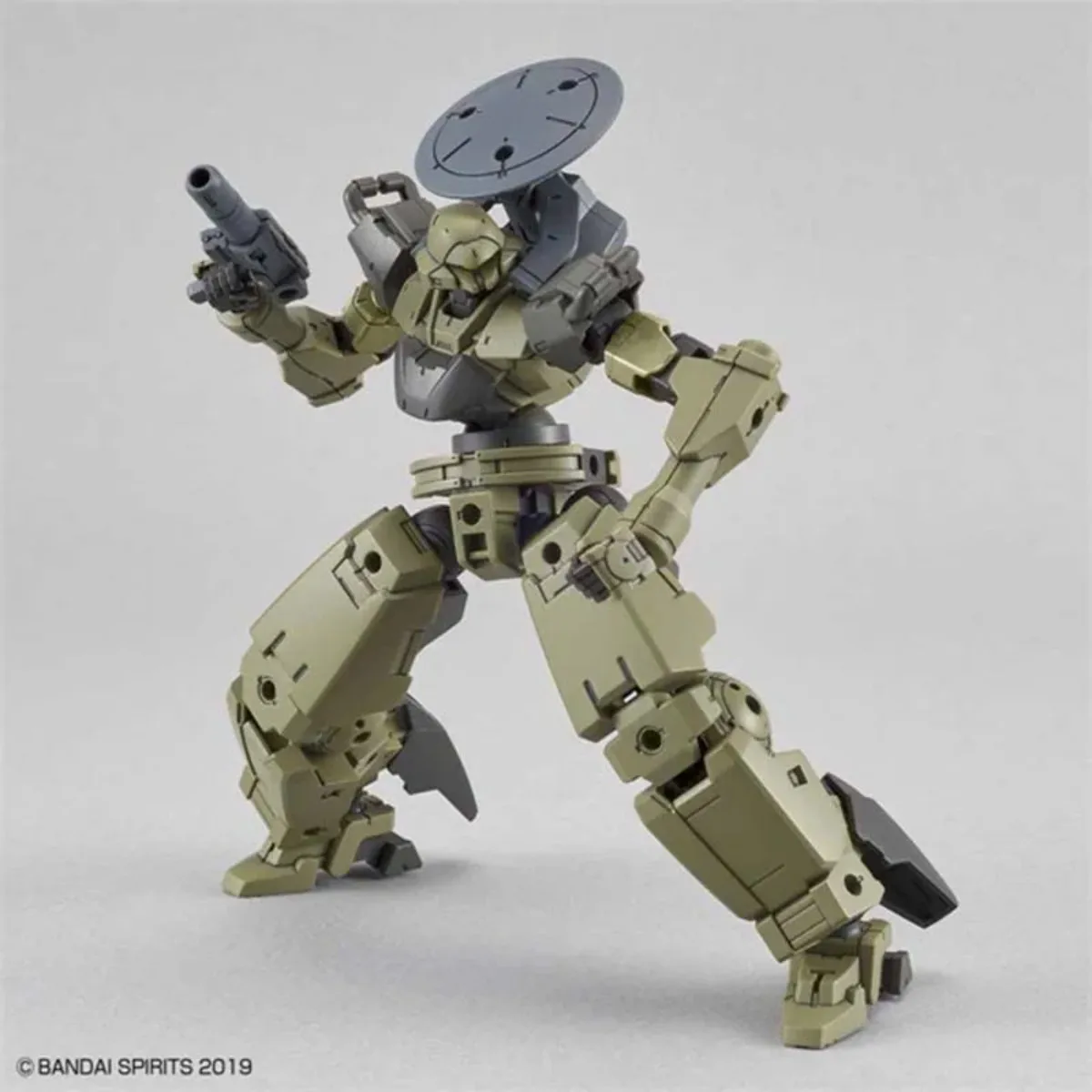 Bandai genuíno original 30 minutos kit modelo de missões 30mm bEXM-14T cielnova verde figura ação modelo kits presente para crianças