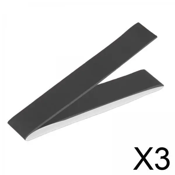 

3xRacket Head Tape Bat Frame Line Tape Antifriction Racket Head Edge Protector dark blue