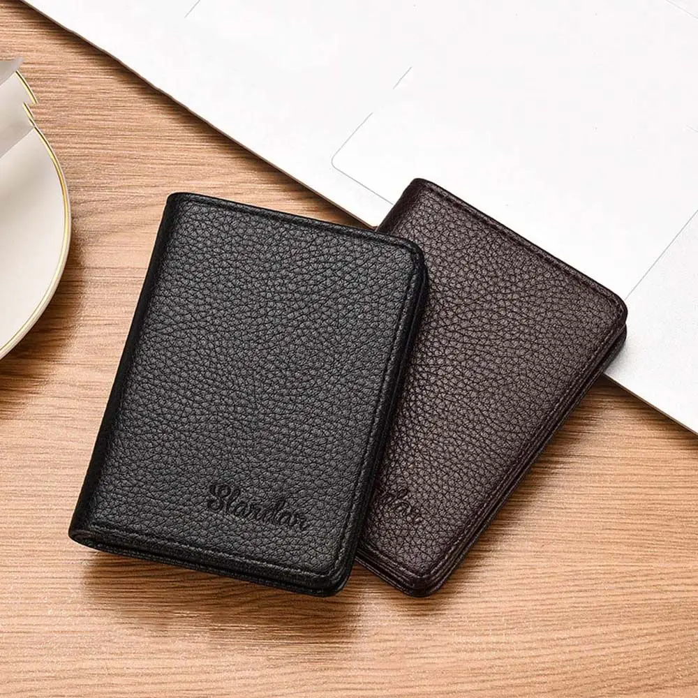 

Fashion Ultra-thin PU Leather Cash Clip Credit Card Bag Multi-slot Coin Purse ID Card cover Men Wallet Business Card Holder