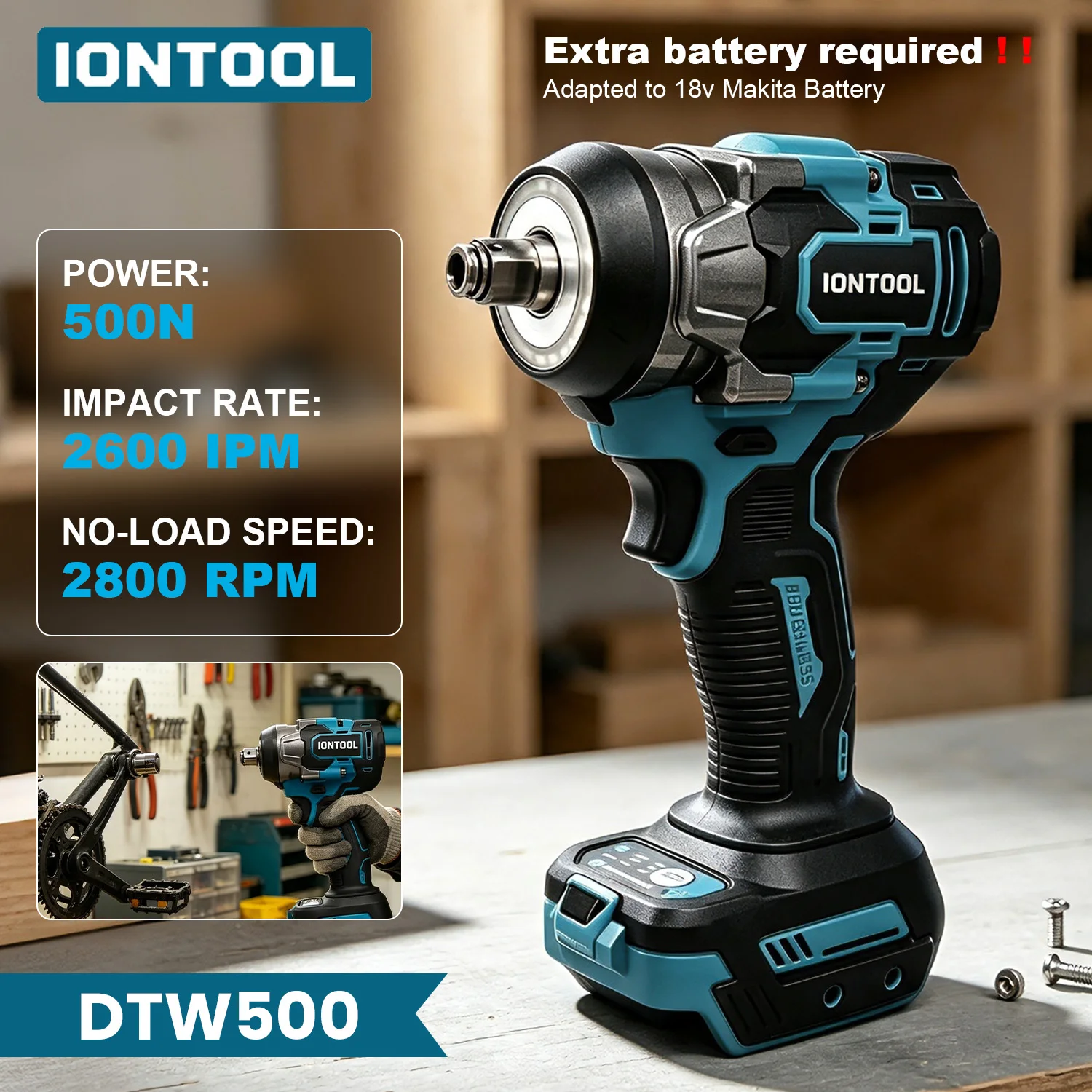 iontool-brushless-cordless-impact-wrench-bare-unit-1-2-inch-500nm-high-torque-nut-removal-garage-maintenance-power-tool