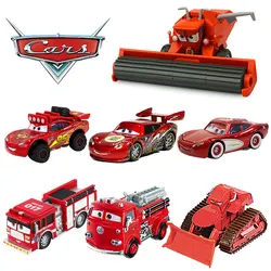 Disney-Diecast veículo liga metálica, Pixar No.95, relâmpago McQueen carros 2, 3, trator Mater Frank, escala 1:55, presentes de aniversário para menino, criança brinquedos