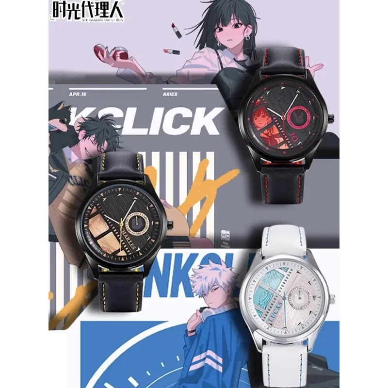 Cartoon domestic anime peripheral Link Click quartz watch Charles Qiao Ling friend birthday gift student term begins gift