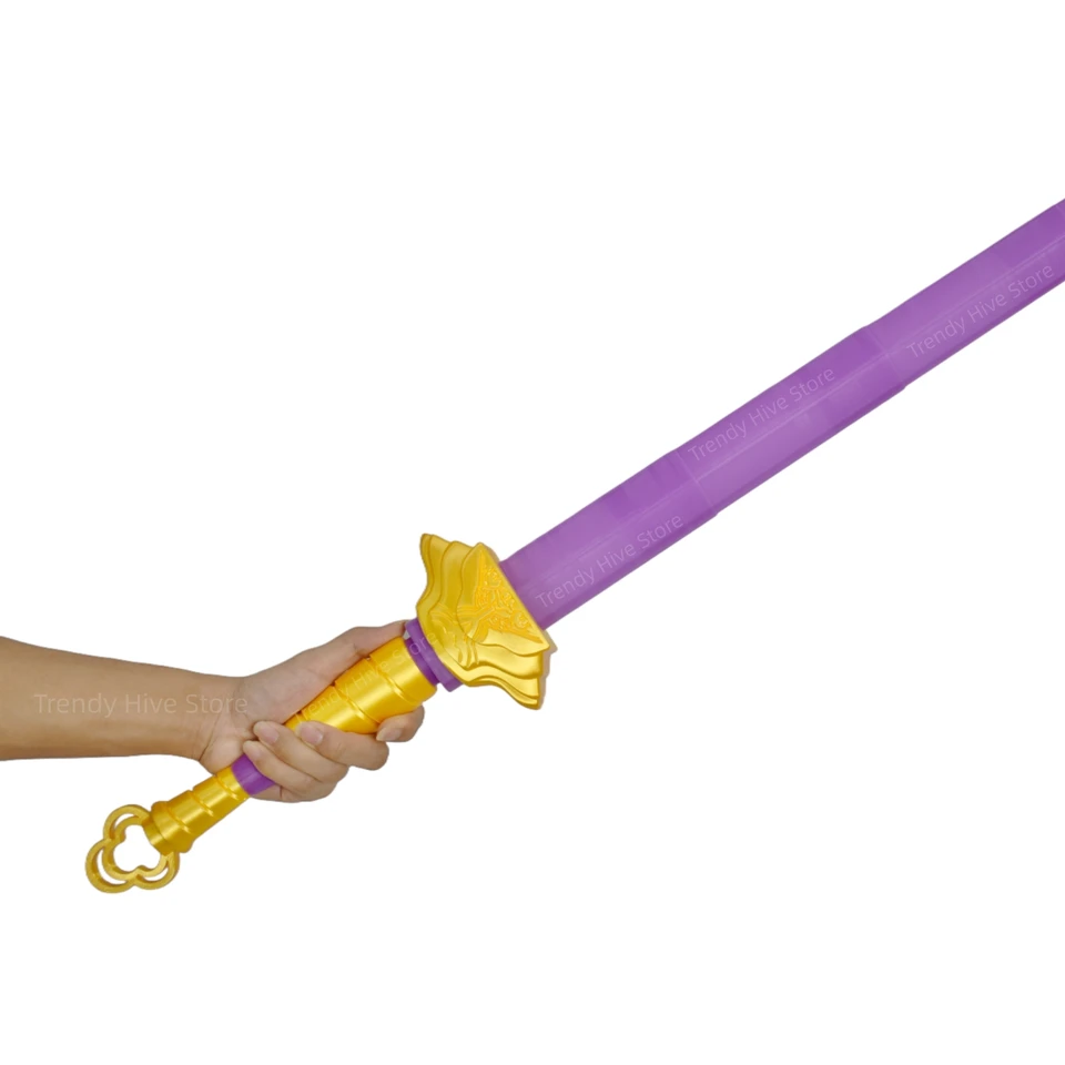 Espada Rum-i De Anime Para Cosplay, Impresión 3D Azul, Ligera Y Resistente, Ideal Para Halloween Y Convenciones