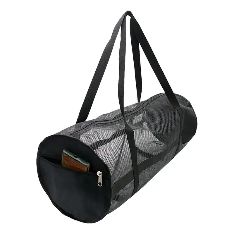 Mesh Dive Bag Large Capacity Snorkeling Mesh PVC Bag Playground Sports Equipment Organization Dry Bags For Football Sports Shoes